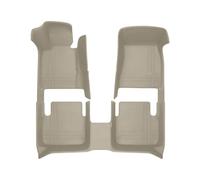 Anti Skid Mats 5 Seats Full Set Car Floor Mats Accessories For Q7 4M 2006-2015(Beige1,LHD)