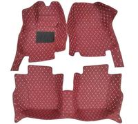 Anti Skid Mats Universal Car Mats Full Sets Durable Waterproof Interior Accessories For BMW 1 Series E87 2007-2011(Wine red,LHD)