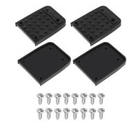 Anti-Skid Sole for Plaster Stilts, 4 Pieces of Anti-Slip Mat - Construction Tripod Mat with Screws - for Plastering Painting, Wiring and Performance Work