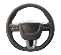 Anti-Skid Steering Wheel Cover For Seat For Leon For Alhambra For Toledo 2011 2010 2012 Wrap Microfiber Car Steering Wheel Cover(Blue)