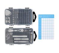Anti-Skid Storage Box Repair Screwdriver, CRV Screwdriver Bit Kit Screwdriver, Mobile Phone Repair Tool for Home Mobile Phone Repair Computer Office