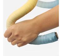 Anti Slip and Shock Absorbent Road Bike Handlebar Tape Made from PU, EVA, and Silicone for Steady Grip (Yellow Blue)