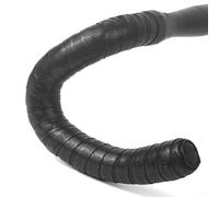 Anti Slip and Shock Absorbent Road Bike Handlebar Tape Made from PU, EVA, and Silicone for Steady Grip (Black)