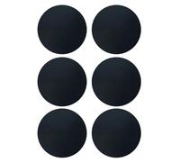 Anti Slip Anti-Shock Treadmill Pads - 6 Pieces Thick Silent Floor Protector for Exercise Bike, Rowing Machine & Home Fitness Equipment, PVC Construction & Foam, 10x10cm Black