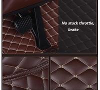 Anti-Slip Backing For BMW For X1 E84 2009 2010 2011 2012 2013 2014 2015 Custom Car Floor Mats Auto Interior Details Accessories Carpet Accessory(Coffee)