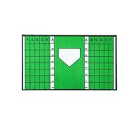 Anti-Slip Baseball Batting Practice Mat - Training Mat with Alignment Guide for Swing Accuracy, Durable Sports Gear for Men, Women, and Kids, Perfect on Home, Field, or Gym Use