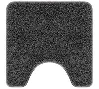 Anti-slip Bath Mat with Toilet Cut PP Anti-Slip Rug Bathroom Accessory vidaXL