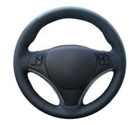 Anti-Slip Black Artificial Leather Car Accessories Steering Wheel Cover For E90 320i 325i 330i 335i E87 120i 130i Auto Accessories Styling(3-Blue)