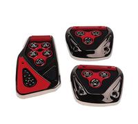 Anti-Slip Car Pedals Replacement 3 Pcs Car Foot Pedals Universal Non Slip Accelerator Brake Clutch Footrests Cover Set Fit use for Manual Transmission