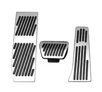 Anti-Slip Car Pedals Replacement Car Pedal Fit Use For BMW 3 Series E30 E36 E39 E46 E87 E90 E91 E92 E93 X1 X3 X4 Z4 M3 AT MT(Silver 3pcs For AT)