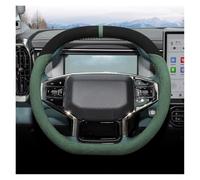 Anti-slip Car Steering Wheel Cover For Chery For Jetour For Traveller T2 2023-2025 Interior Styling Modification Accessories Suede Car Steering Wheel Cover(Green)