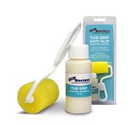Anti slip Coating for Baths and Showers - Roller Included, Easy Application - Tub Grip by Slip Doctors transparent non slip formula increases traction on fiberglass and acrylic tubs, showers and trays