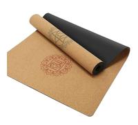 Anti Slip Cork Rubber Yoga Mat for Summer Exercise