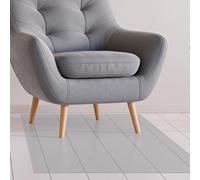 Anti Slip Desk Chair Mat 125 x 150 cm Anti Scratch, Heavy Duty, Easy Clean PVC Clear Floor Protector Easy to Clean for Wooden Tile Floor, Transparent color