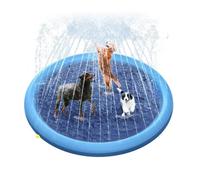 Anti-Slip Dog Pool - Dogs Pool | Paddling for Pets | Thickened Large Splash Pad for Lawn Backyard Outdoor Water Play Mat Toy for Kids and Pets to Stay Cool and Entertained