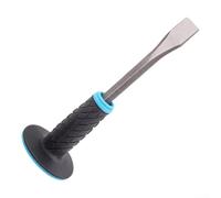 Anti Slip Ergonomic Handle Masonry Chisel Set With Flat And Pointed Heads Designed For Heavy Duty Concrete And Stone Cutting(B)