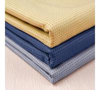 Anti-Slip Fabric Sewing Cloth with Rubber Coating-150cm Non Skid Dotted Fabric for DIY Crafts Rugs Table Runners Sofa Cushion Curtain (Grey-B,50x150CM)