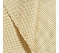 Anti-Slip Final Backing Cloth by The Yard, Single-side & Double-side Silicone Particles Gripping Material for Sofa Cushions Sewing Carpets Slipper Tablecloth (Beige,Double-sided)