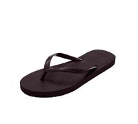 Anti-Slip Flat Flip Flops for Women with Yoga Mat Layer Open Toe Slip On Pool Slides Summer Comfortable Lightweight Thong Sandals for Shower Beach Travel Holidays Seaside Walks Coffee