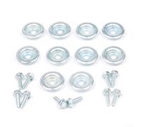 Anti-Slip Floor Mat Fasteners for UTV for Polaris General for Ranger RS1 Improved Safety Traction Plate Bolts Silver Iron