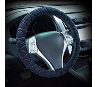 Anti-slip Fluffy Plush Steering Wheel Cover Soft Furry Winter Warm Vehicle Car Steering Wheel Protector Stretch On Universal Fit 37-39cm