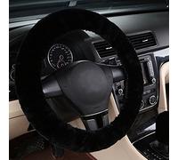 Anti-Slip Fluffy Steering Wheel Cover Faux Fur Soft Warm Universal Steering Wheel Protection Cover Durable Stretchy Steering Wheel Wrap for Men Women Fit 37-39cm