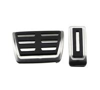 Anti-Slip Foot Pedal Pad For VW Transporter Multivan T5 T6 Caravelle Stainless Steel Fuel Brake Footrest Pedal Cover AT MT(AT 2 PCS)