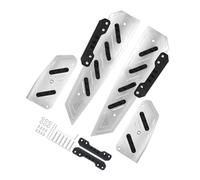 Anti-slip Foot Pegs Anti-tip Ergonomic Design Motorcycle Foot Pedals Quick Fix for 350cc Motorcycle Motorcycle Footrest Pad with Crash Defense