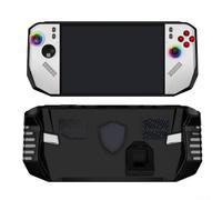 Anti-Slip for TPU Case for MSI Claw A8 Handheld - Hard Shell Skin with Stand - Ergonomic Grip Cover - for Ultra Thin Design - White(Black)
