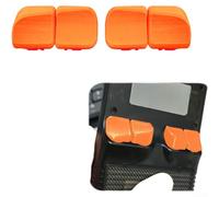 Anti-Slip Gaming Keys for R36S Console - Silent Microswitch Triggers Enhanced Grip Ergonomic Low Profile Design for pla Material 4 Pack Multiple Colours(Orange)