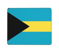 Anti-Slip Gaming Mouse Pad Flag of The Bahamas Printed Desktop Mouse Pad Suitable for Study and Gaming 7 x 8.6 in