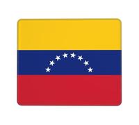 Anti-Slip Gaming Mouse Pad Flag of Venezuela Printed Desktop Mouse Pad Suitable for Study and Gaming 10 x 12 inch