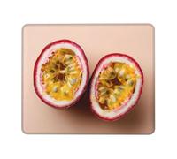 Anti-Slip Gaming Mouse Pad Pure Background Passion Fruit Printed Desktop Mouse Pad Suitable for Study and Gaming 10 x 12 inch