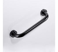 Anti-Slip Grab Bar Space Aluminum Bathroom Support Rail 50cm Shower Safety Assist Handle for Toilet Concealed Screws Blackand Stylish Design
