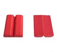 Anti Slip Grip Puller Made From High Elastic Rubber To Remove Stuck Fishing Rod Sections Without Damage Featuring Compact Size For Portable Tackle Box Storage(Red)