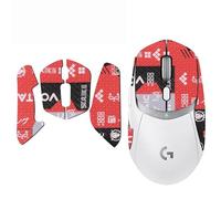 Anti Slip Grip Tape Sweat-Absorbent Mouse Grip Stickers for Logitech G309 Gaming Mouse,Red Half