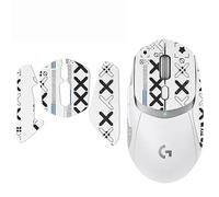 Anti Slip Grip Tape Sweat-Absorbent Mouse Grip Stickers for Logitech G309 Gaming Mouse,White Half