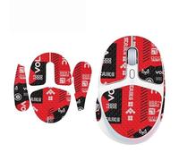 Anti Slip Grip Tape Sweat-Absorbent Mouse Grip Stickers for Logitech G705 Gaming Mouse,Red Full