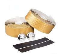 Anti Slip Handlebar Tape with Shock Absorbing Foam for Road Bikes to Improve Control and Comfort on Rough Roads (Yellow)