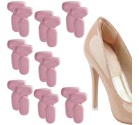 Anti Slip Heel Liners for Women Shoes, Soft Cushion Heel Protector Pads, Stop Heel Slip and Blister Apricot, Heel Grips Liner Cushions Inserts for Loose Shoes, to Improve Shoe Fit (Pink,8)