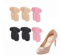 Anti-Slip Heel Liners Soft Cushion Protector Pads, Heel Grippers for Loose Shoes, Anti-Slip Heel Liners for Women Men, Back of Heel Cushion Pads to Improve Fit Prevent Rubbing (Three Colors)