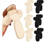 Anti-Slip Heel Liners, Soft Sponge Heel Protectors - Ultra Soothing Heel Liners/Cushion Heel Protector Pads for Pain Relief, Stop Slip and Blister
