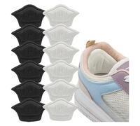 Anti Slip Heel Pads 2/20pcs Insoles Patch Heel Pads for Sport Shoe Adjustable Size Feet Pad Pain Relief Cushion Insert Insole Protector Sticker for the Woman(Mixed Colors- 12pcs)