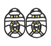 Anti Slip Ice Boot Cleats - Six Point Traction Covers Grip with Long Lasting Pins, Easy to Wear | Secure Ground Stability Support for L