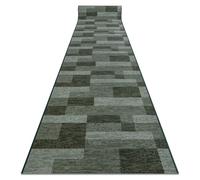 Anti-Slip Icona Runner RUGSX Green 80cm x 440cm