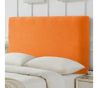 Anti-slip Jacquard Stretch Headboard Covers For Full, Queen, King Size - Dustproof Bed Headboard Protector Slipcover Orange-a Cal King:67-74''