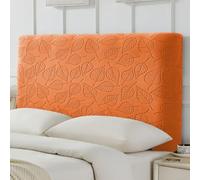 Anti-slip Jacquard Stretch Headboard Covers For Full, Queen, King Size - Dustproof Bed Headboard Protector Slipcover Orange-c King:190-210cm/75-82''