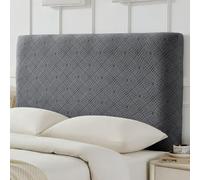 Anti-slip Jacquard Stretch Headboard Covers For Full, Queen, King Size - Dustproof Bed Headboard Protector Slipcover Dark Grey-b Cal King:67-74''