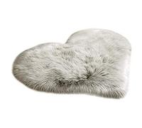 Anti Slip Kids Living Room Faux Mat Bedroom Carpet Newborn Baby Photography Props Love Heart Shape Blanket Floor Mats For House Washable