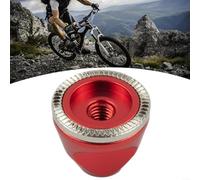 Anti Slip M5 Wheel Nuts Mountain Bike Hub Nut for Quick Release Axle Aluminum Alloy Bicycle Component (Gold)